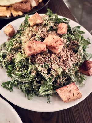 Kale Caesar salad   at Modern Love in Brooklyn