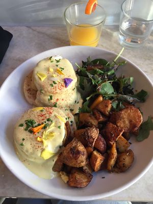 Tofu Benedict at Modern Love in Brooklyn