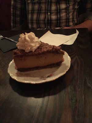 Pumpkin cheesecake at Modern Love in Brooklyn