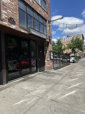 Outside  at Modern Love in Brooklyn
