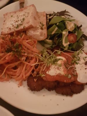 Cutlet parmesan at Modern Love in Brooklyn