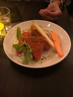 Tempeh Buffalo Wings at Modern Love in Brooklyn