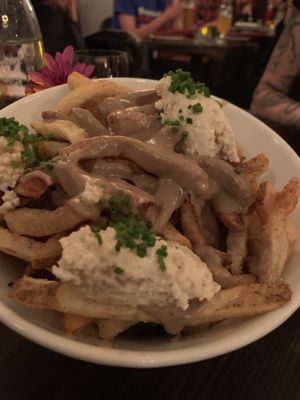 Poutine Appetizer at Modern Love in Brooklyn