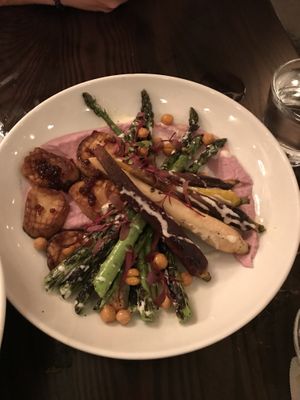 Scallops - look at this beautiful dish!!  at Modern Love in Brooklyn