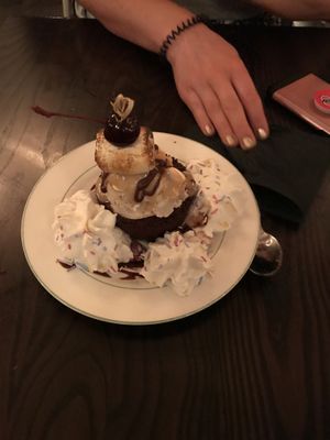 S’mores brownie  at Modern Love in Brooklyn