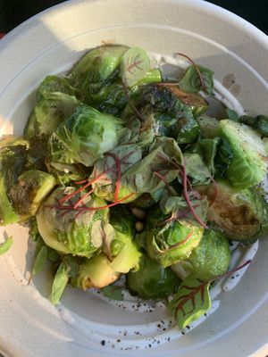 Brussel sprouts! Tastful more on the outside than in at Modern Love in Brooklyn