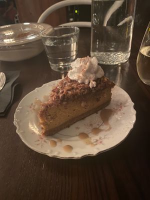 Pumpkin Cheese cake  at Modern Love in Brooklyn