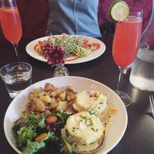 Tofu Benedict at Modern Love in Brooklyn