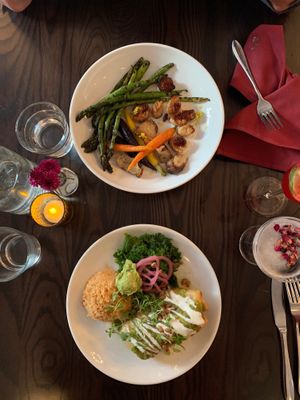 Two completely different meals! :/ at Modern Love in Brooklyn