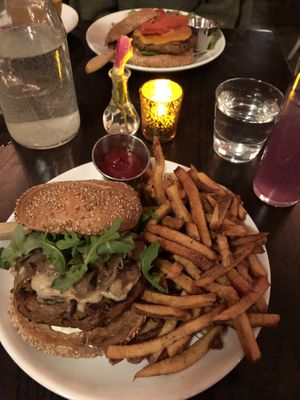 Mushroom Brie vegan  at Modern Love in Brooklyn