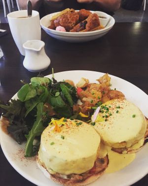 Tofu Benedict  at Modern Love in Brooklyn