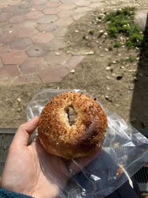 curry bread super good  at Soleil Organic Bakery in Osaka