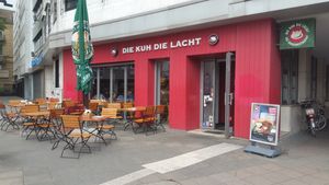 Exterior (near noisy street) at Die Kuh Die Lacht in Frankfurt