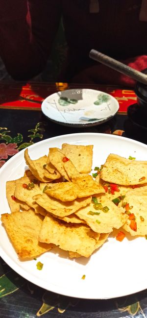 Air fried tofu at Yunlaiju - Windlucky - Shekou District in Shenzhen
