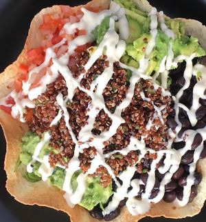 Our Taco Salad 
Vegan - Gluten Free - Kosher at The Pureganic Cafe in Harrison