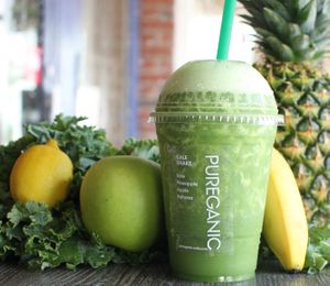 Our Classic Kale Shake 
Vegan - Gluten Free - Kosher at The Pureganic Cafe in Harrison