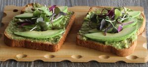 Smashed Avocado on Gluten Free Toast
Vegan - Gluten Free - Kosher at The Pureganic Cafe in Harrison