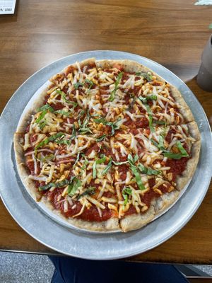 Margarita pizza   at The Pureganic Cafe in Harrison