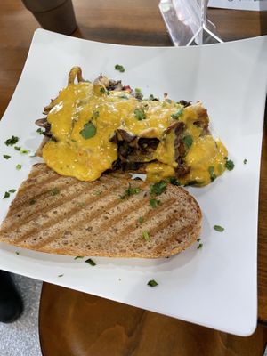 mushroom cheesesteak   at The Pureganic Cafe in Harrison