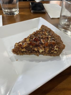 pecan tart  at The Pureganic Cafe in Harrison