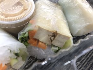 Spring rolls 12.5   at The Pureganic Cafe in Harrison