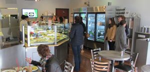 Inside The Pureganic Cafe. The best food and the nicest staff ever!! at The Pureganic Cafe in Harrison