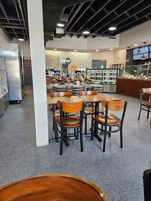 Nice dining room. Clean and fresh. at The Pureganic Cafe in Harrison