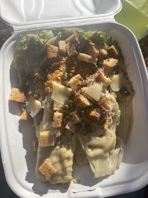 Grilled Ceasar   at The Pureganic Cafe in Harrison