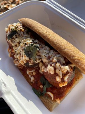 Meatball hero   at The Pureganic Cafe in Harrison