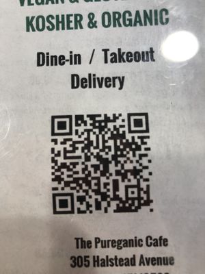 Menu   at The Pureganic Cafe in Harrison