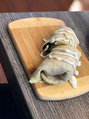 Breakfast wrap  at The Pureganic Cafe in Harrison