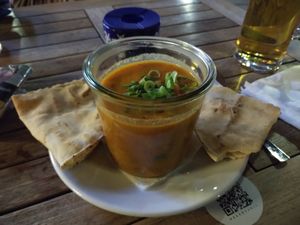 Lentil curry at Mezzo  in Hannover