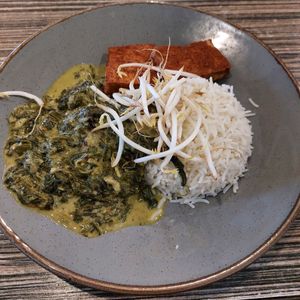 Indischer Spinat vegan at Mezzo  in Hannover