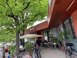 outside at Mezzo  in Hannover