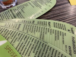 menu at Mezzo  in Hannover