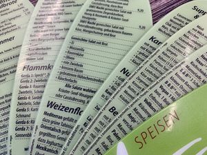 menu at Mezzo  in Hannover