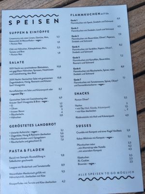 reduced food menu during covid-19 at Mezzo  in Hannover