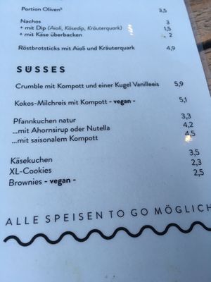 sweets  during covid-19 at Mezzo  in Hannover