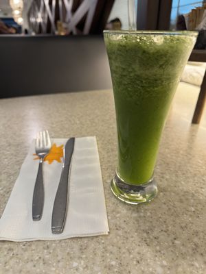 Fresh juicee  at Garabatos in Mexico City