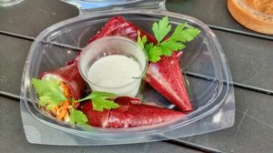 Samossas at rawcoco in La Rochelle