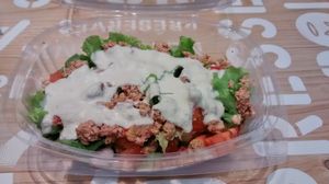 Raw salad at rawcoco in La Rochelle