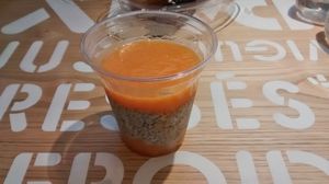 Chia and melon at rawcoco in La Rochelle