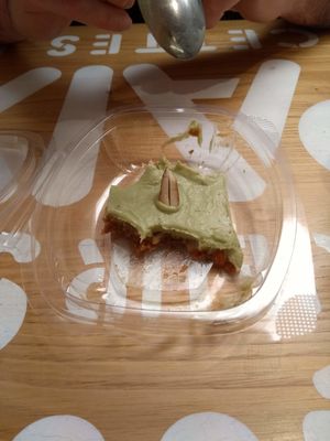 raw lemon cake, I think. at rawcoco in La Rochelle