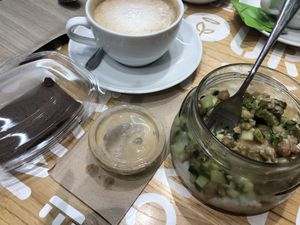 A fantastic vegan lunch.  at rawcoco in La Rochelle