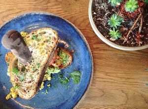 Vegan sandwich  at The Grand Howl in East London