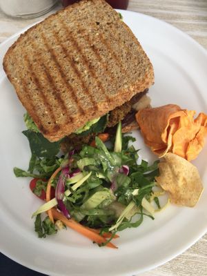 Or their vegan burger “munch”  at Verde Amor in Naucalpan De Juarez