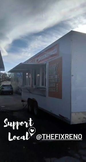 The cutest little food truck you ever did see at The Fix - Falafel Food Truck in Reno