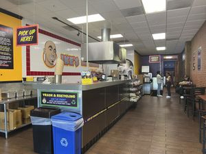 Inside  at Ike's in Davis