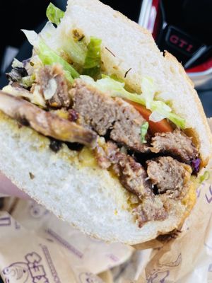 Persephone sandwichh  at Ike's in Davis