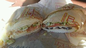 Gramps and Handsome Owl at Ike's in Davis